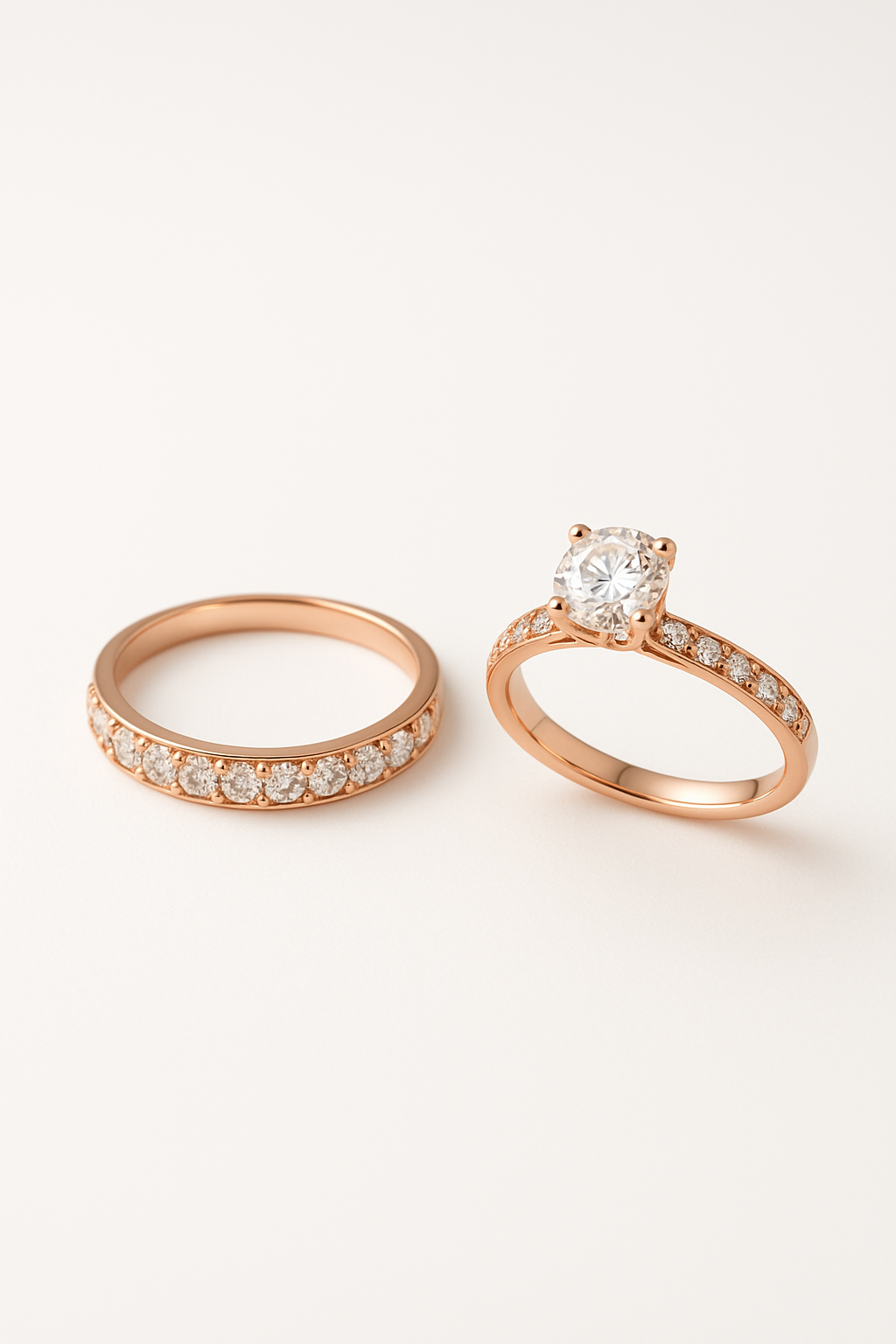 Rose Gold Solitaire Ring