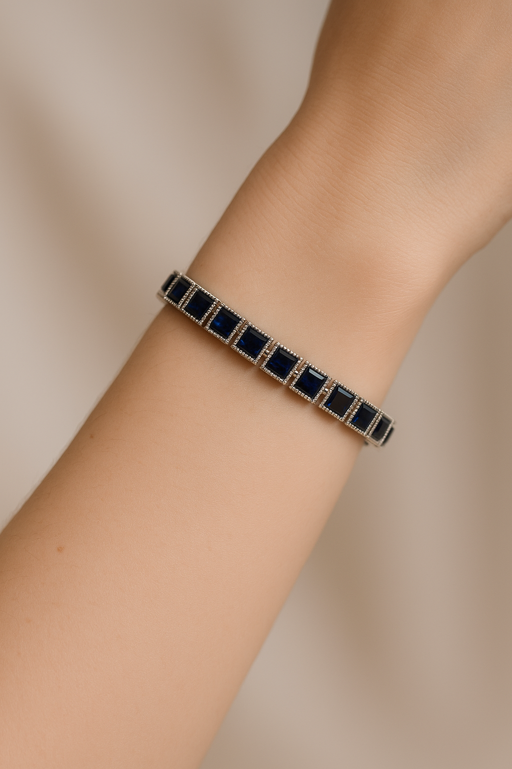 Sapphire Tennis Bracelet