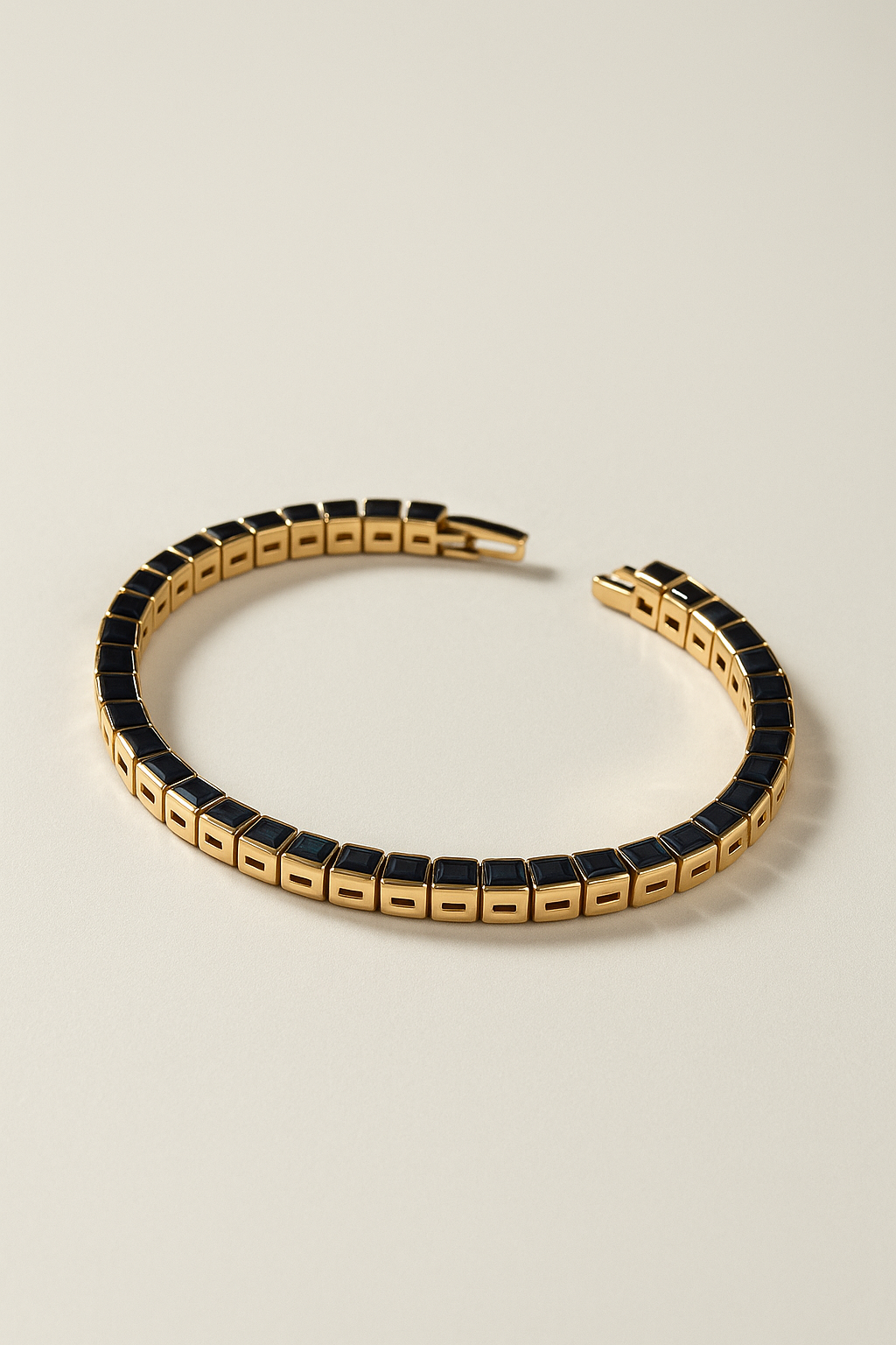 Black Gold Cube Bracelet