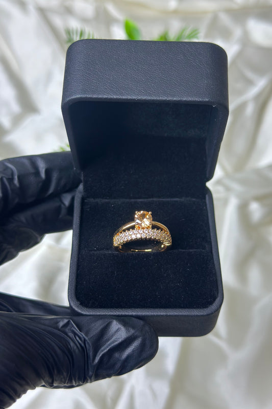 Cushion Cut Sparkle Ring