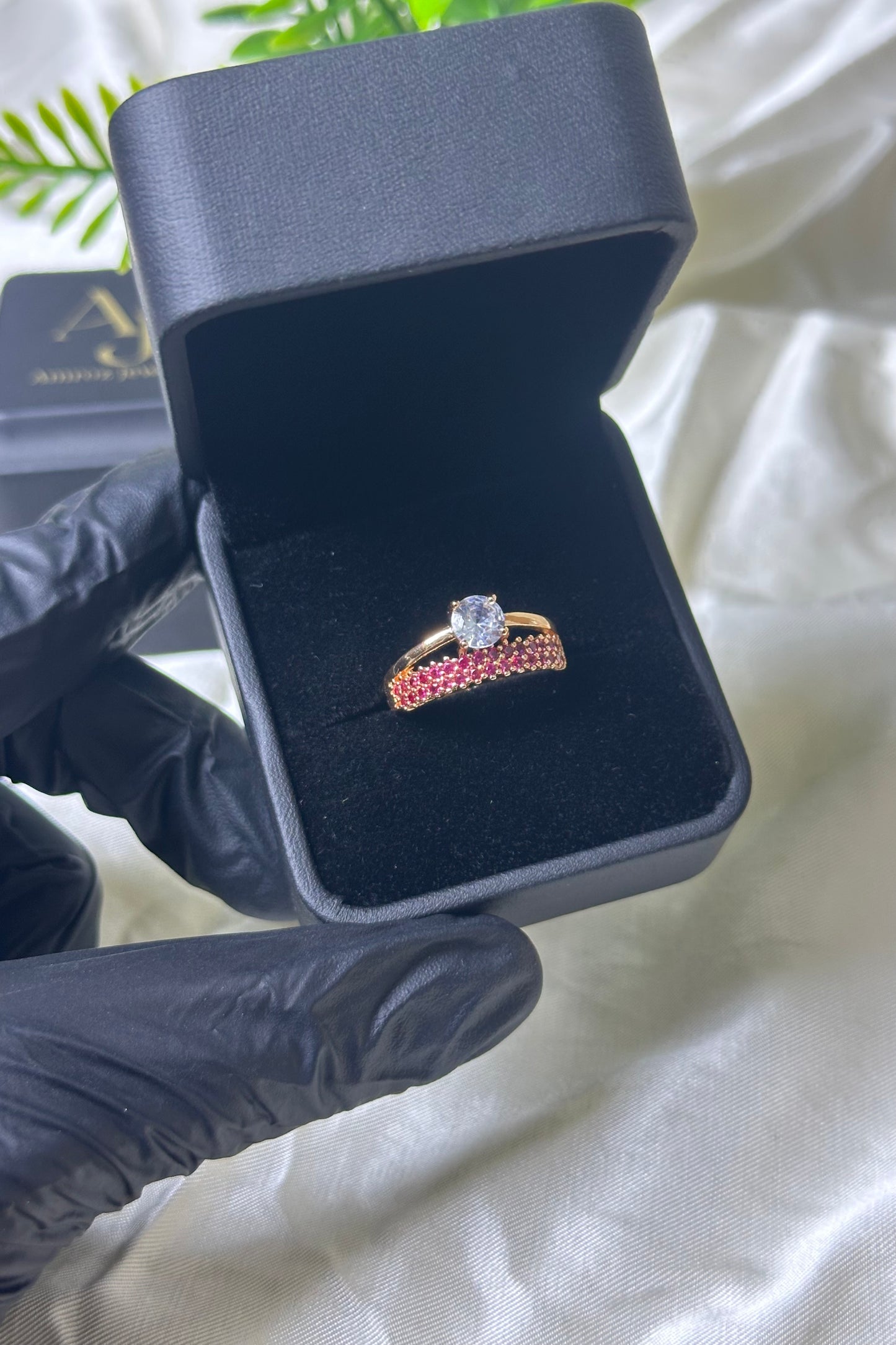 Cushion Cut Sparkle Ring