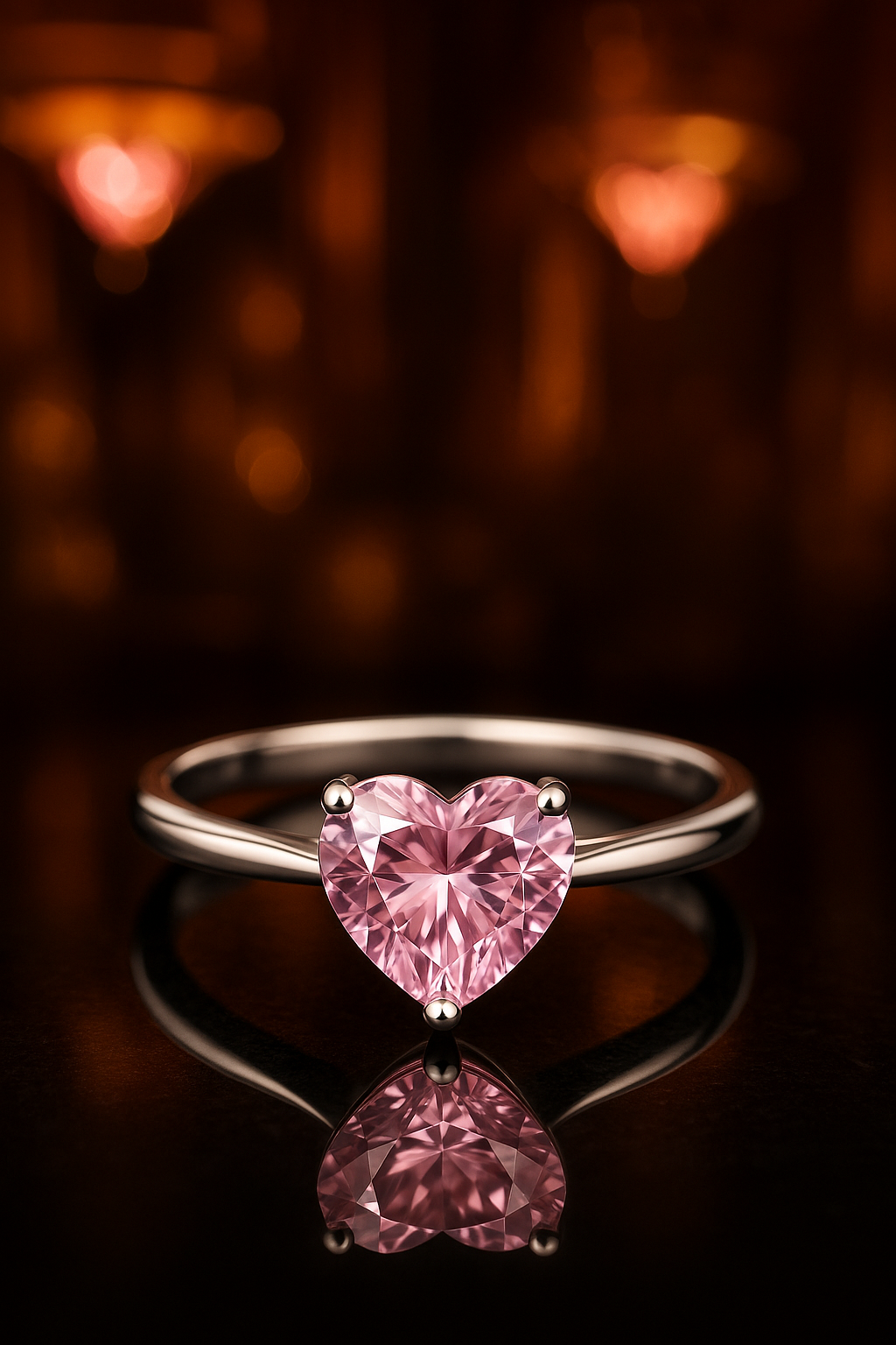 Rose Love Heart Ring