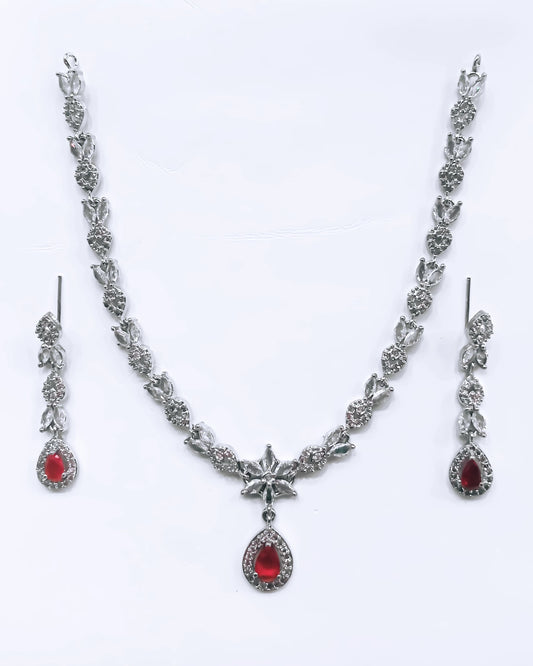 Majestic Ruby Locket Set