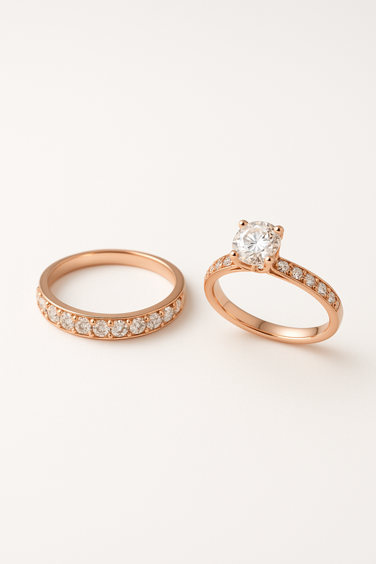 Rose Gold Solitaire Ring