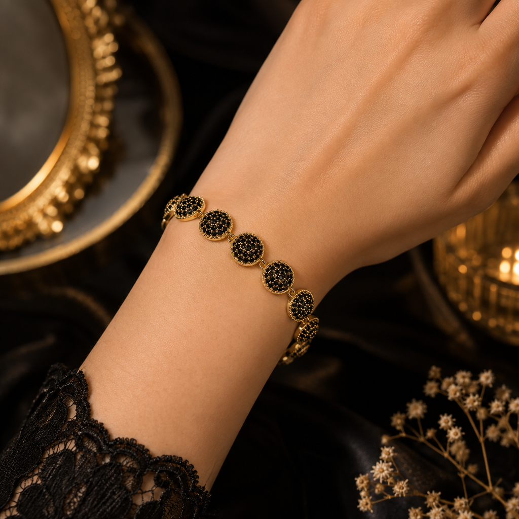 Golden Noir Bracelet