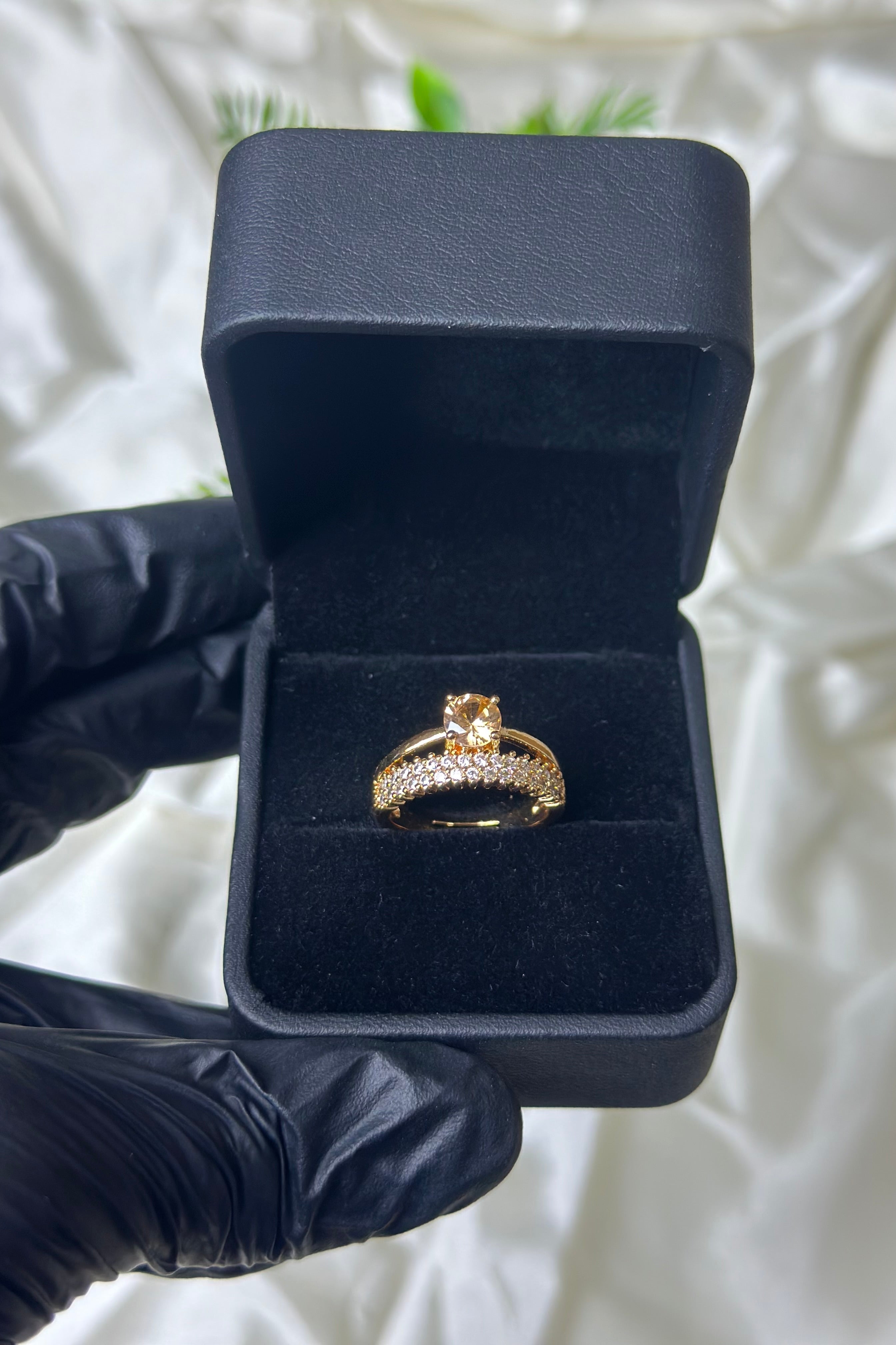 Cushion Cut Sparkle Ring