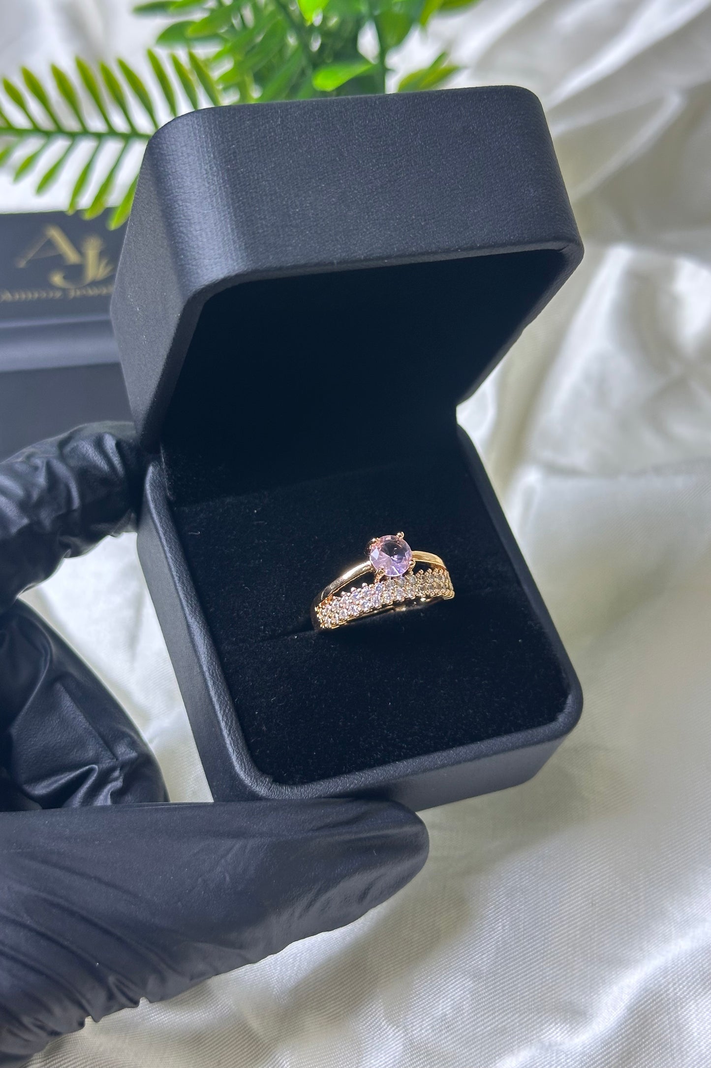 Cushion Cut Sparkle Ring