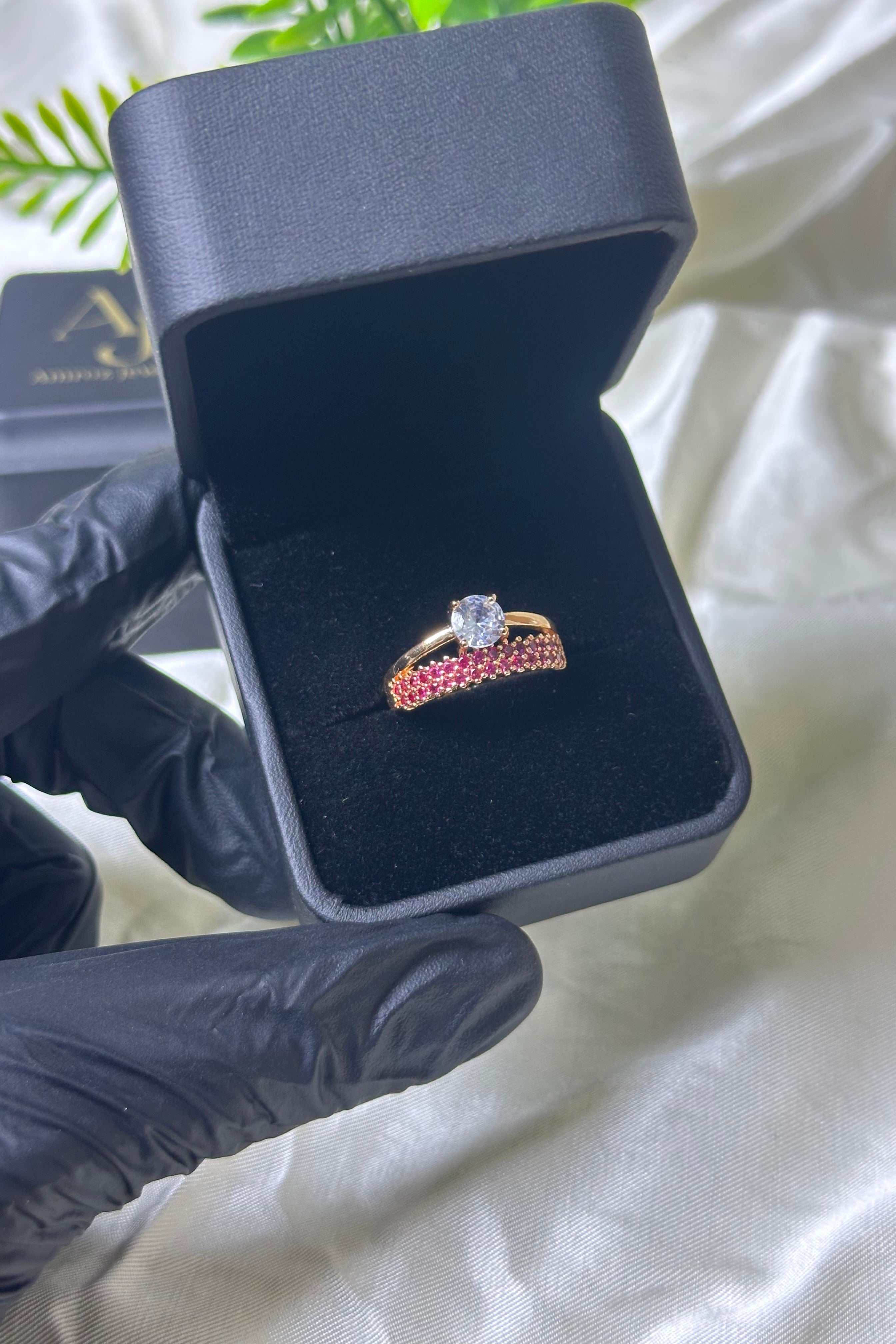 Cushion Cut Sparkle Ring