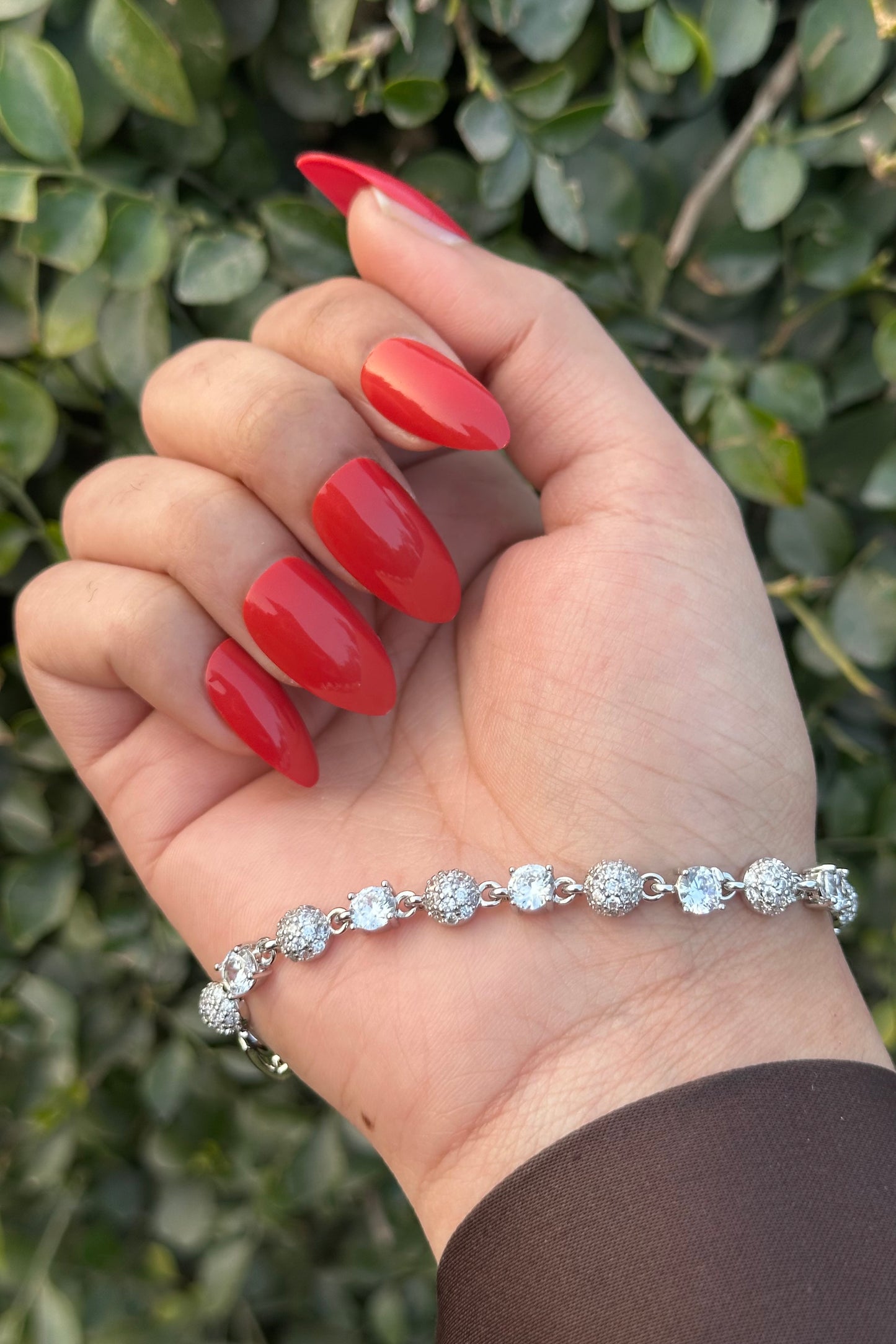 Classic Solitaire & Cluster Bracelet - Silver Diamond Edition