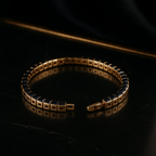 Midnight Gold Cube Bracelet - Matte Edition