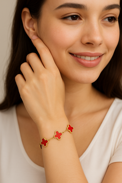 Red Clover Bracelet