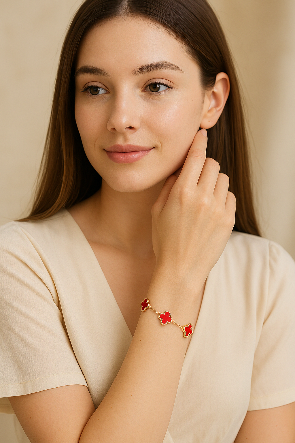 Red Clover Bracelet