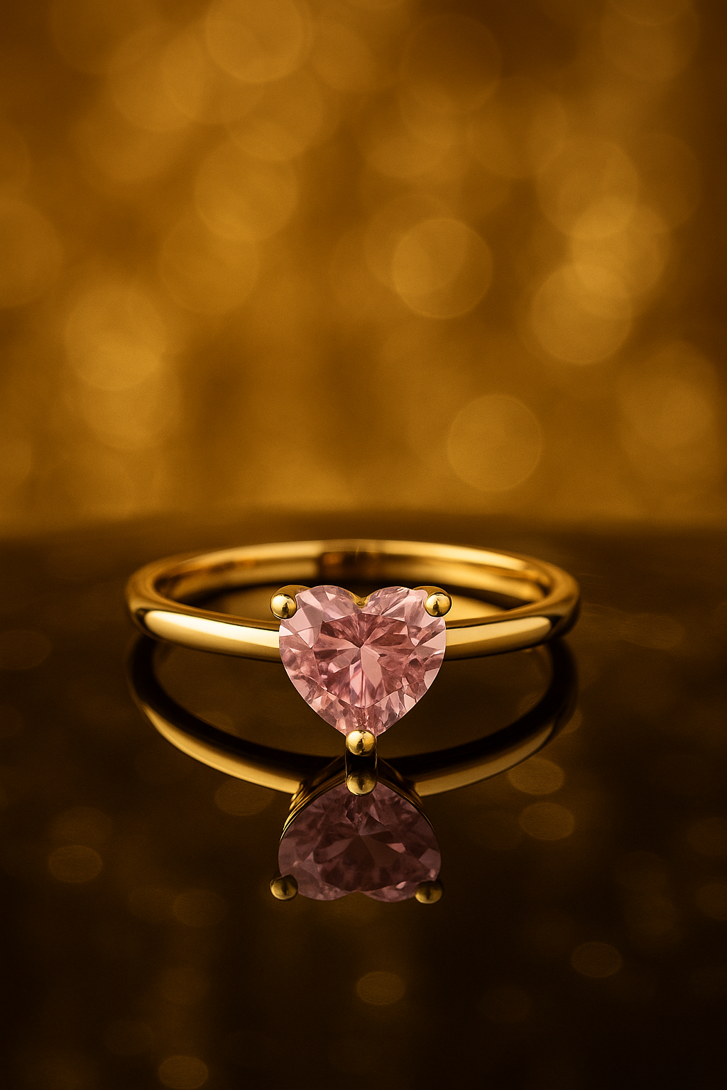 Rose Love Heart Ring