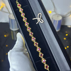 Ruby Elegance Bracelet