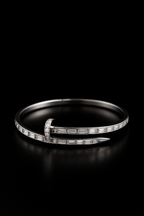 Silver Nail Bracelet