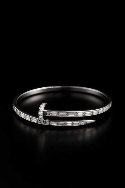 Silver Nail Bracelet