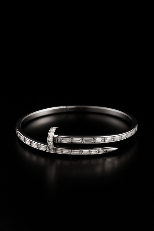 Silver Nail Bracelet