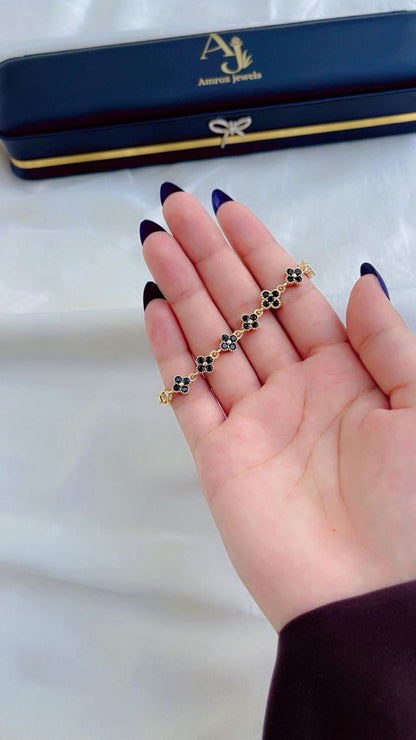 FourLeaf Elegance Bracelet