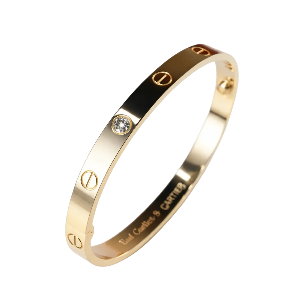 Stainless Steel Love Bangle