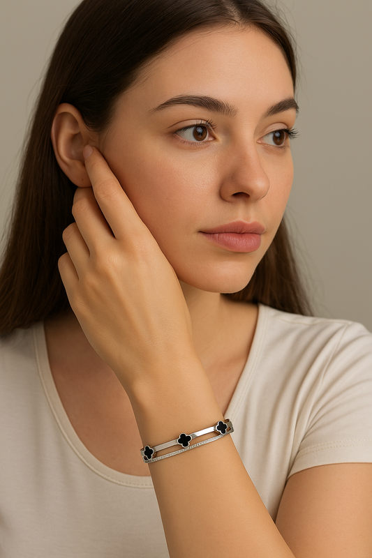 Four-Leaf Clover Bangles