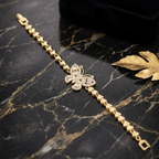 Butterfly Heart-Link Bracelet