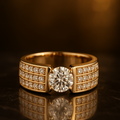 Channel Set Diamond Ring