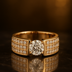 Channel Set Diamond Ring