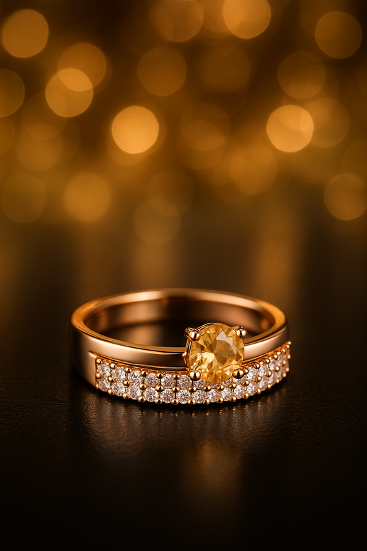 Cushion Cut Sparkle Ring