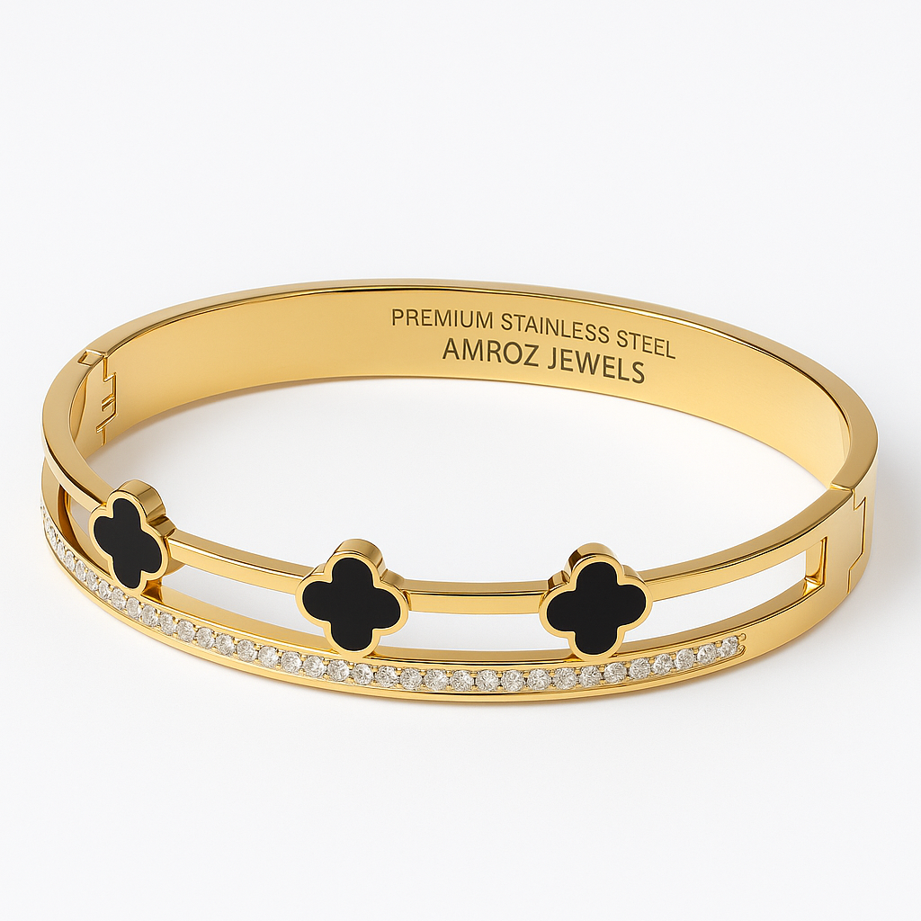 Four-Leaf Clover Bangles