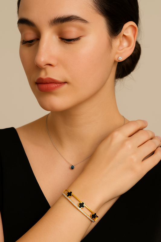 Four-Leaf Clover Bangles