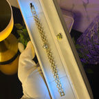 Heart Cut Bracelet - 24K Gold Edition