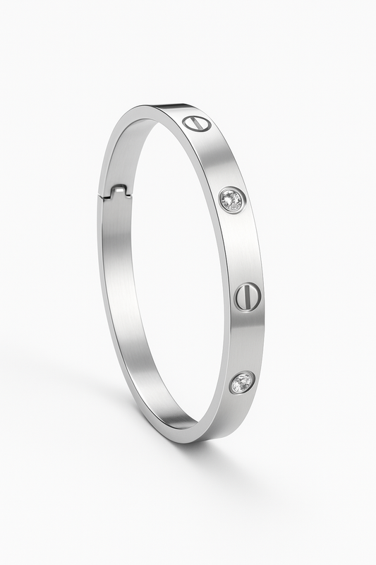 Stainless Steel Love Bangle