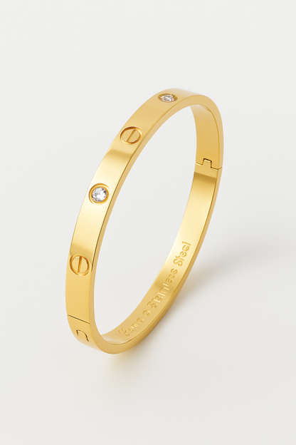 Stainless Steel Love Bangle