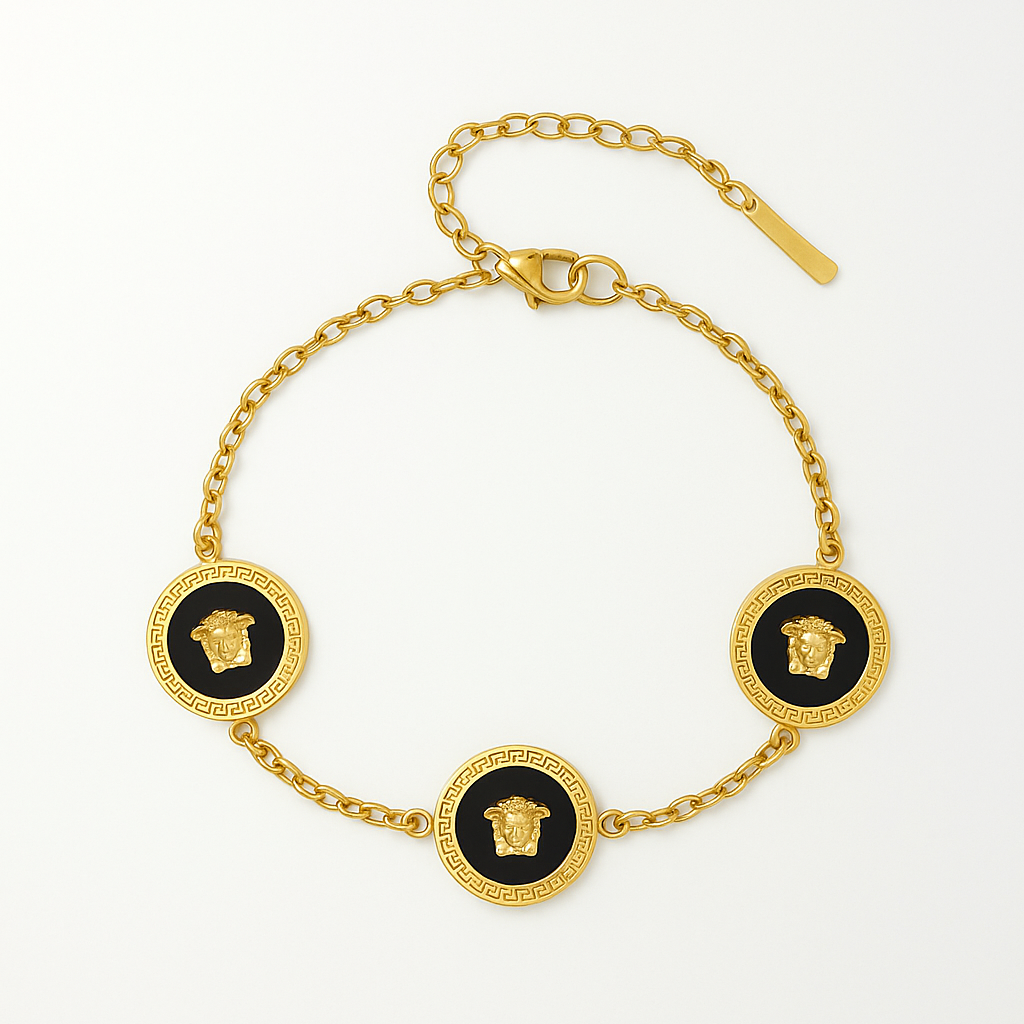 Medusa Noir Bracelet