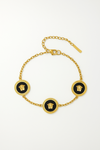 Medusa Noir Bracelet