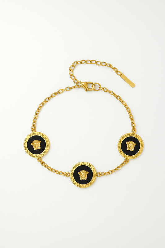 Medusa Noir Bracelet
