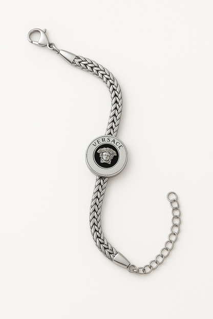 Medusa Silver Bracelet