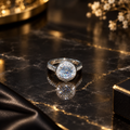 Round Cut Sparkle Ring