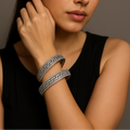 Silvaris Charm Bangle