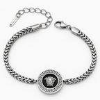 Medusa Silver Bracelet