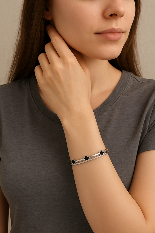 Four-Leaf Clover Bangles